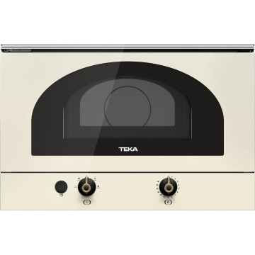 Teka MWR 22 BI Vanilla Brass Εντοιχιζόμενος Φούρνος Μικροκυμάτων 22lt Λευκός